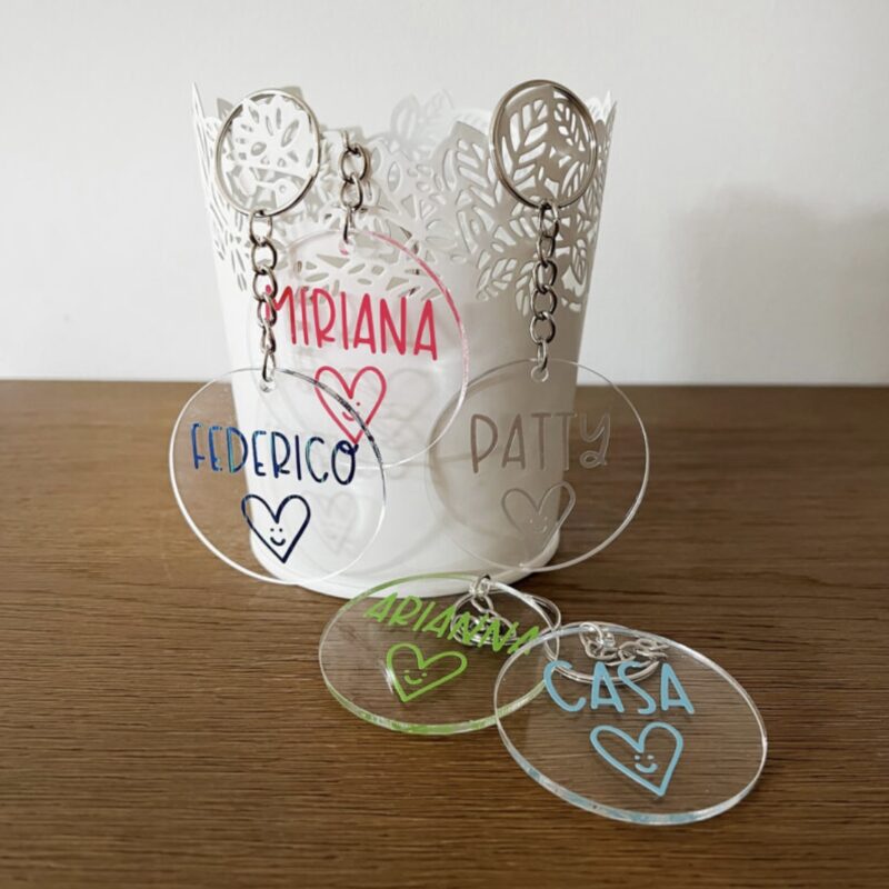 Portachiavi Plexiglass Personalizzati