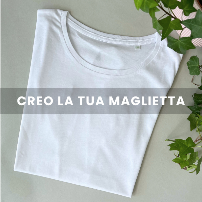 Maglia Bianca Donna Personalizzata