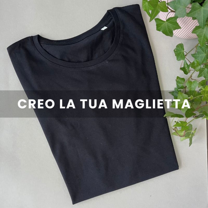 Maglia Nera Donna Personalizzata