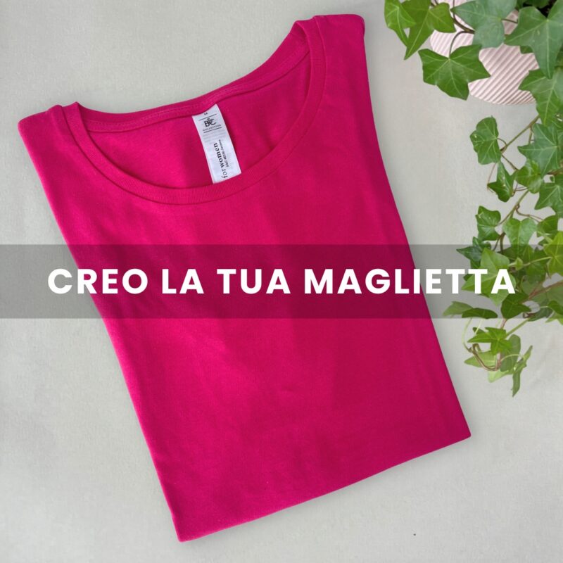 maglia fuxia donna personalizzata